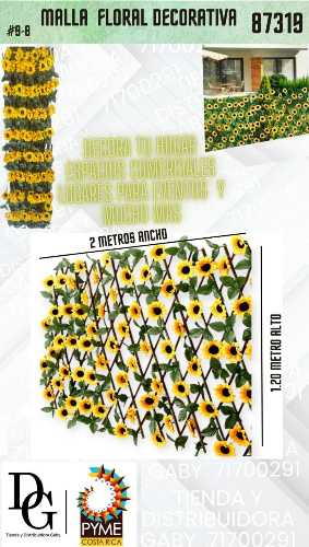 Malla Floral Artificial - Imagen principal