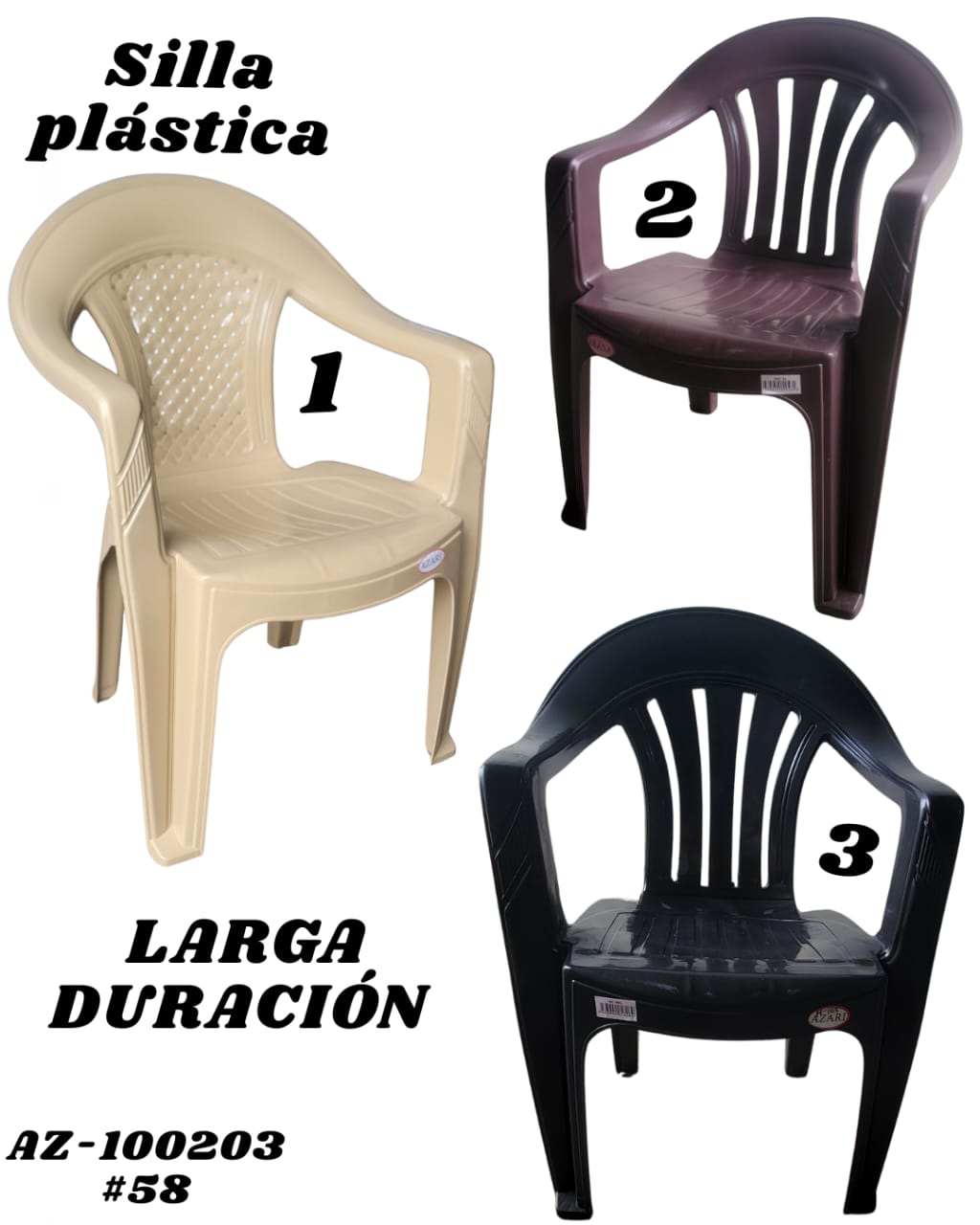 Silla Pl&aacute;stica - Imagen principal