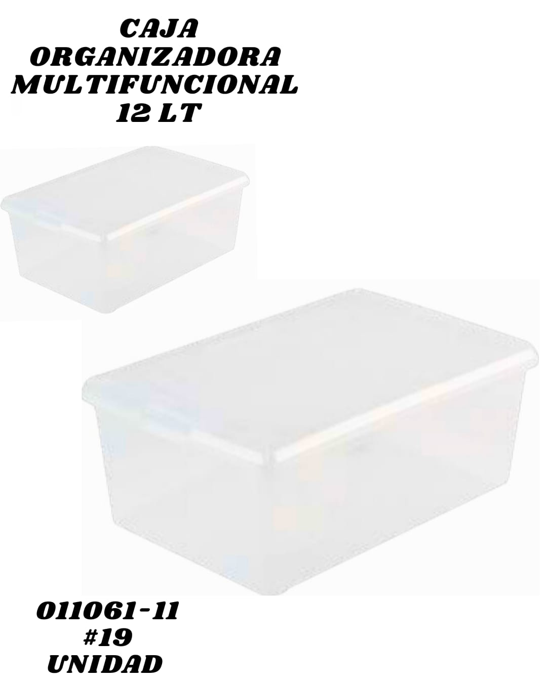 Caja Organizadora-Pl&aacute;stica - Imagen principal