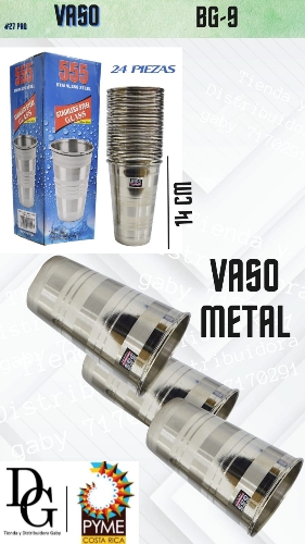 Paquete Vasos de Metal - Imagen principal