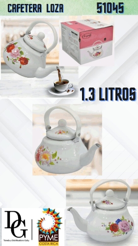 Cafetera Acero Inoxidable 1.3L - Imagen principal