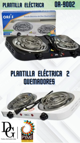Plantilla El&eacute;ctrica 2 Quemadores - Imagen principal