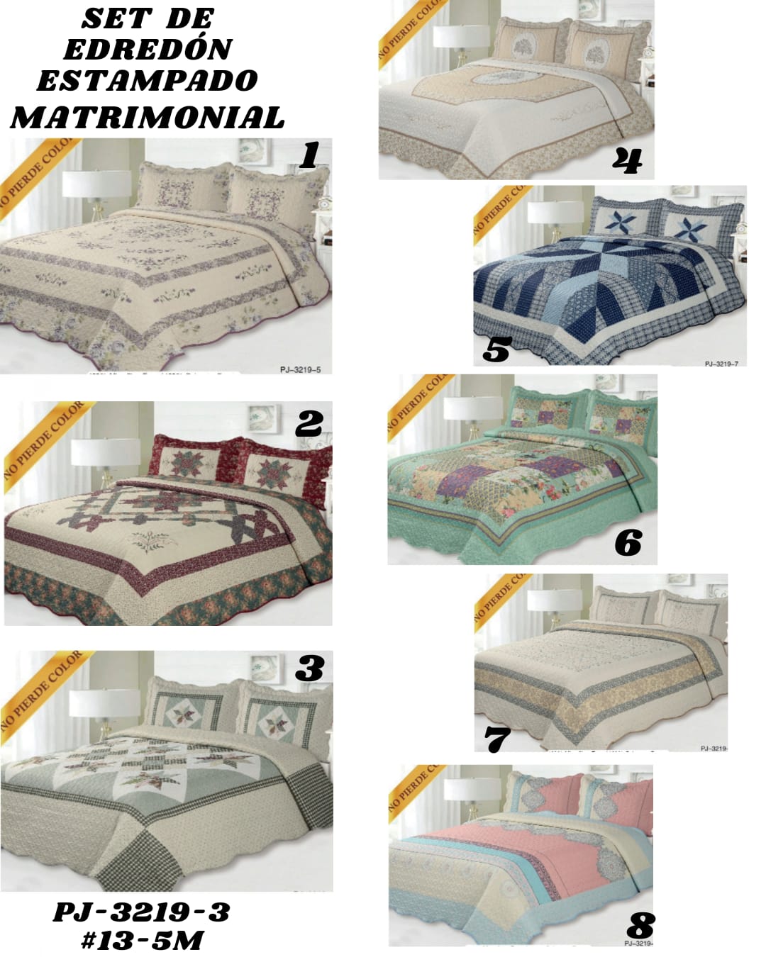 Set Edred&oacute;n Matrimonial - Imagen principal