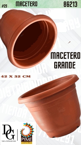 Macetero Pl&aacute;stico Grande - Imagen principal