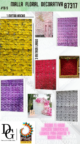Malla Floral Artificial - Imagen principal