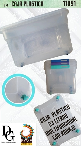 Caja Organizadora-Pl&aacute;stica 23L - Imagen principal