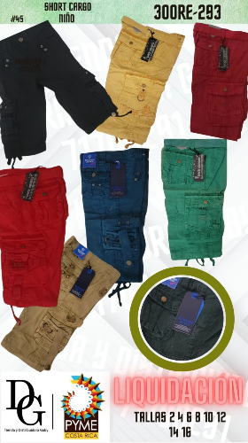 Short Cargo Ni&ntilde;o - Imagen principal