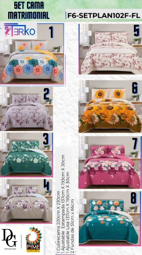 Set de Cama Matrimonial 5PZAS - Imagen principal