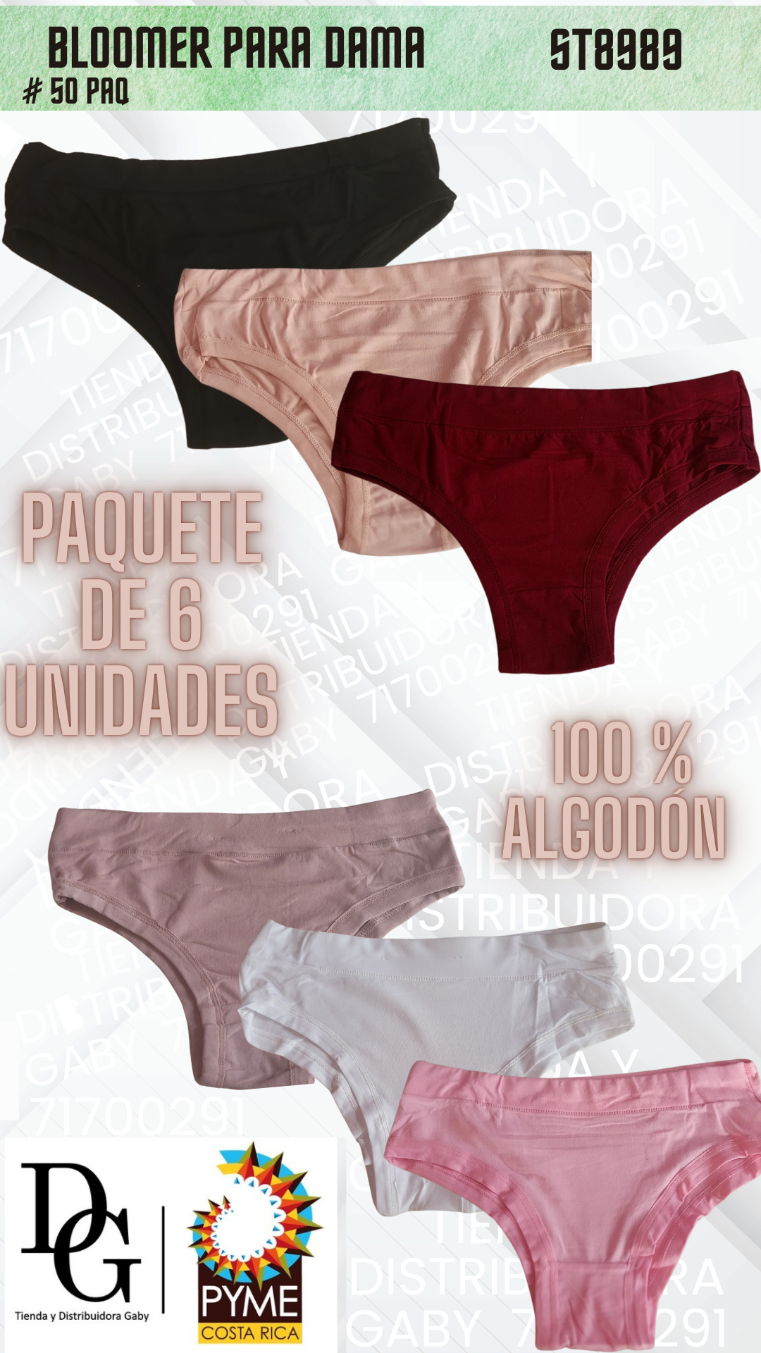 Paquete de Calzones para Mujer - Imagen principal