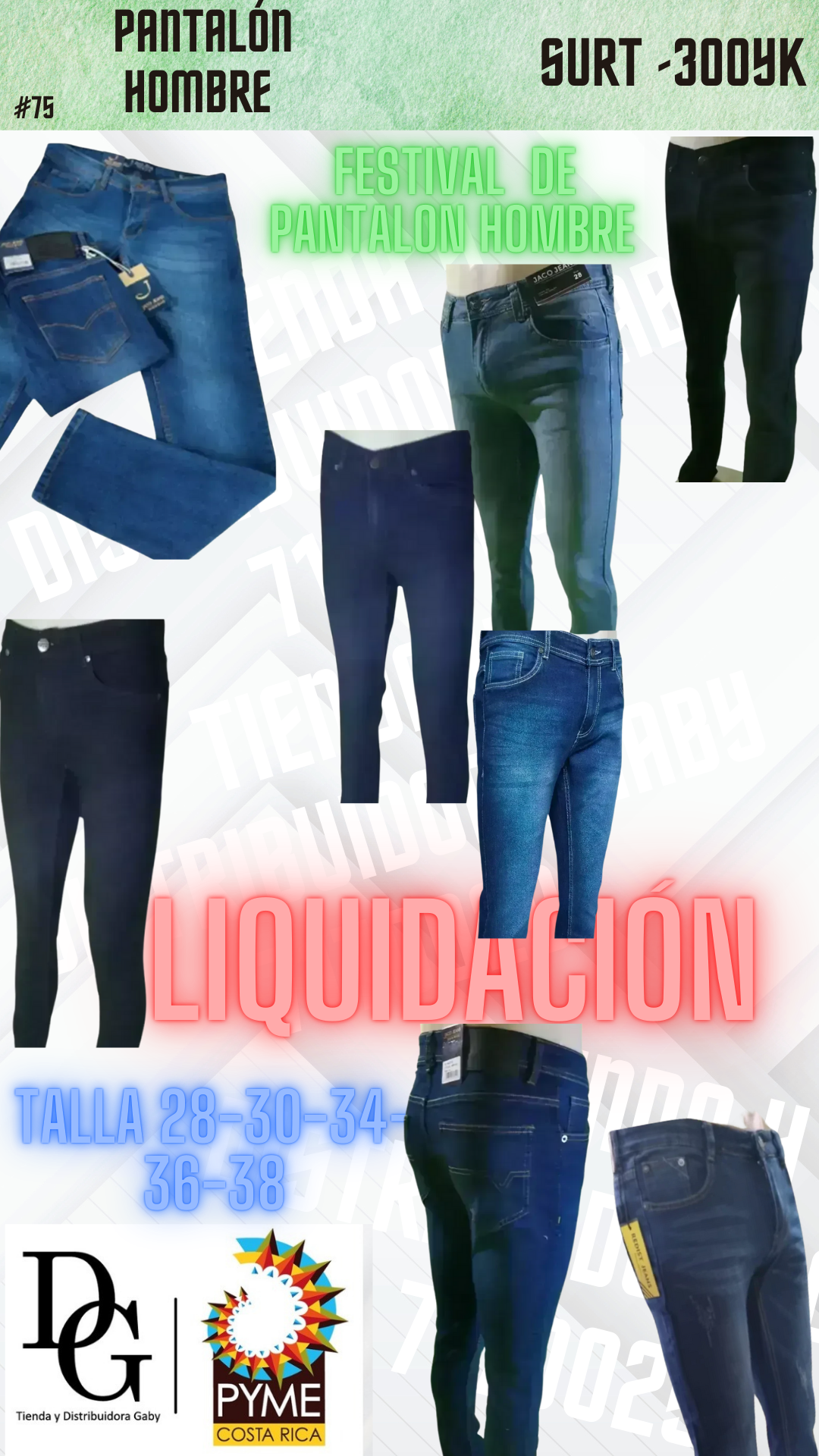 Pantal&oacute;n Hombre - Imagen principal