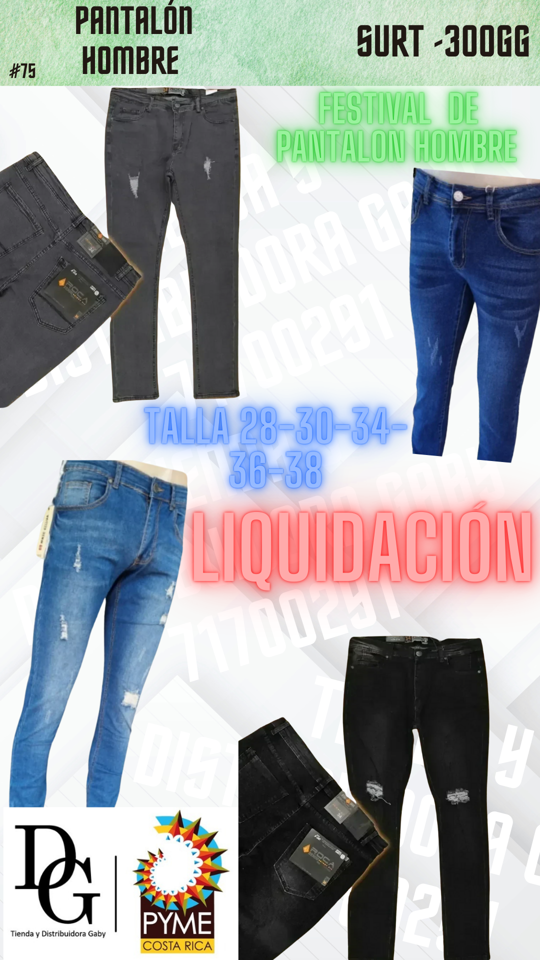Pantal&oacute;n Hombre - Imagen principal
