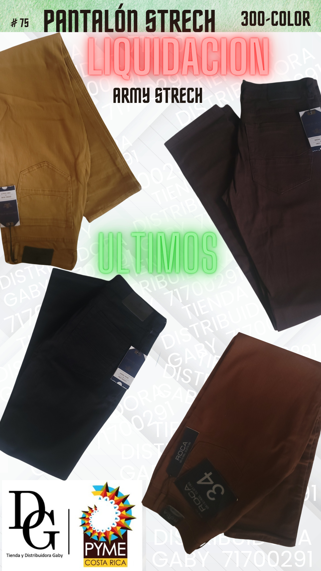 Pantal&oacute;n Hombre - Imagen principal