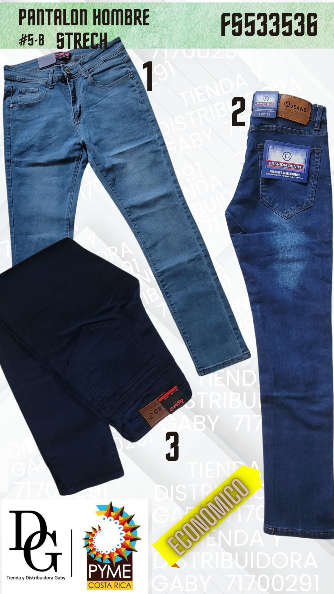 Pantal&oacute;n para Hombre - Imagen principal
