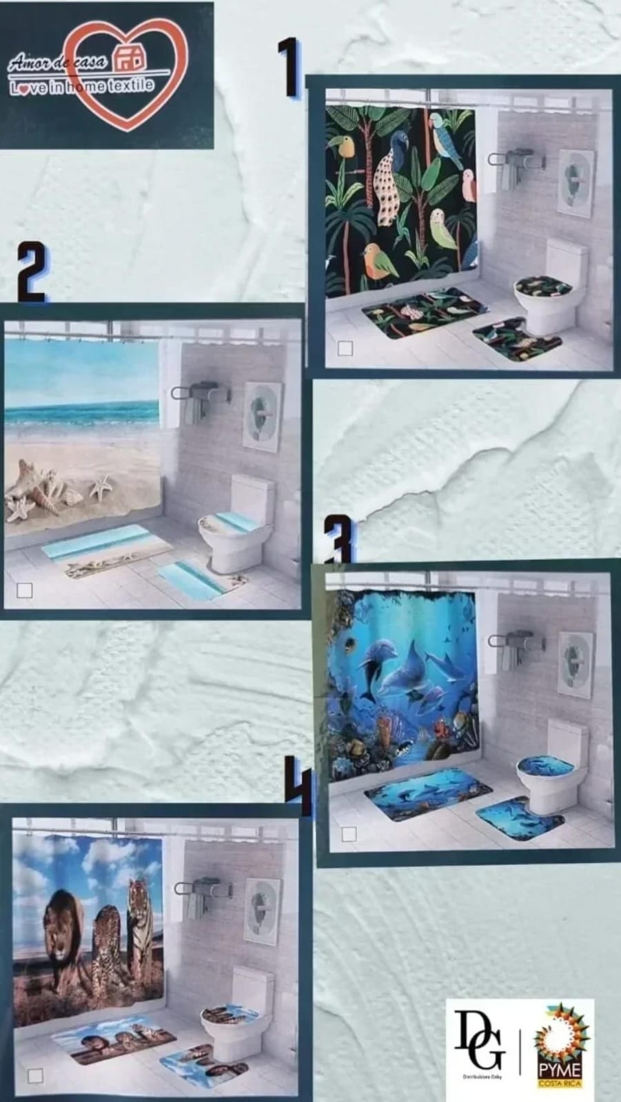 Juego De Ba&ntilde;o 4 PZAS - Imagen principal