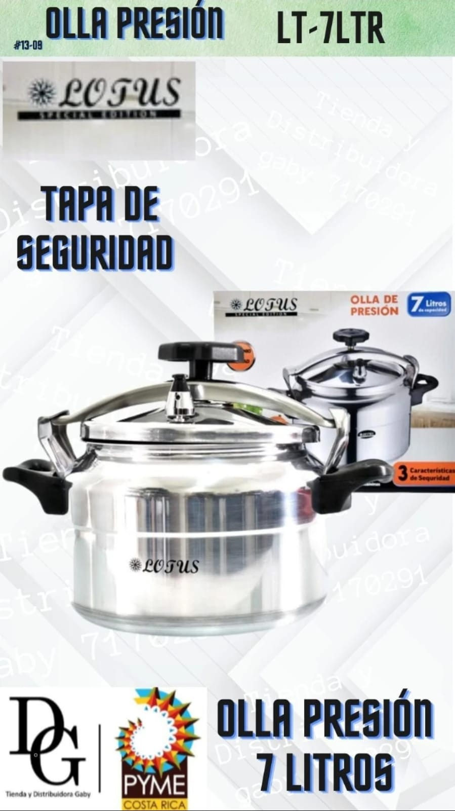 Olla de Presi&oacute;n 7L - Imagen principal