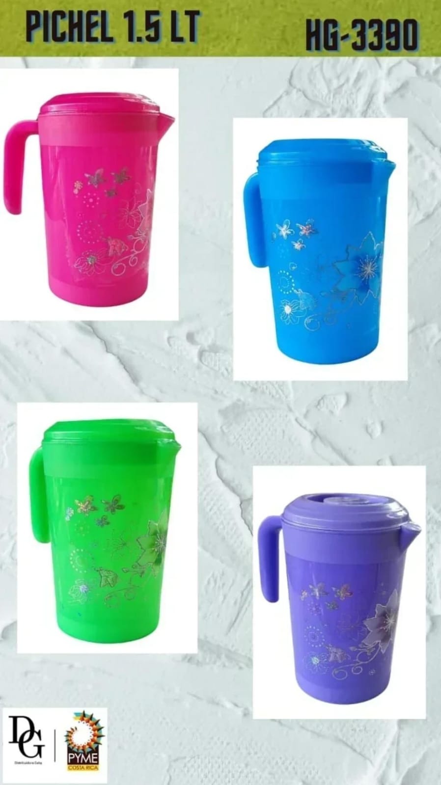 Pichel Pl&aacute;stico 1.5L - Imagen principal