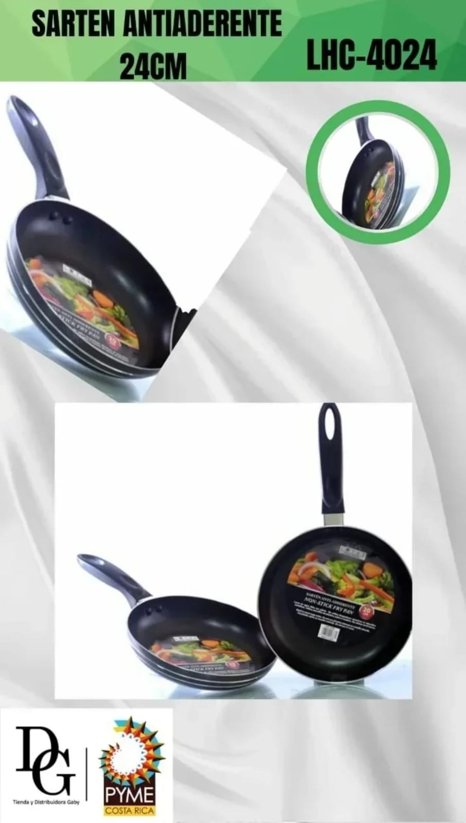 Sart&eacute;n de Aluminio 24CM - Imagen principal