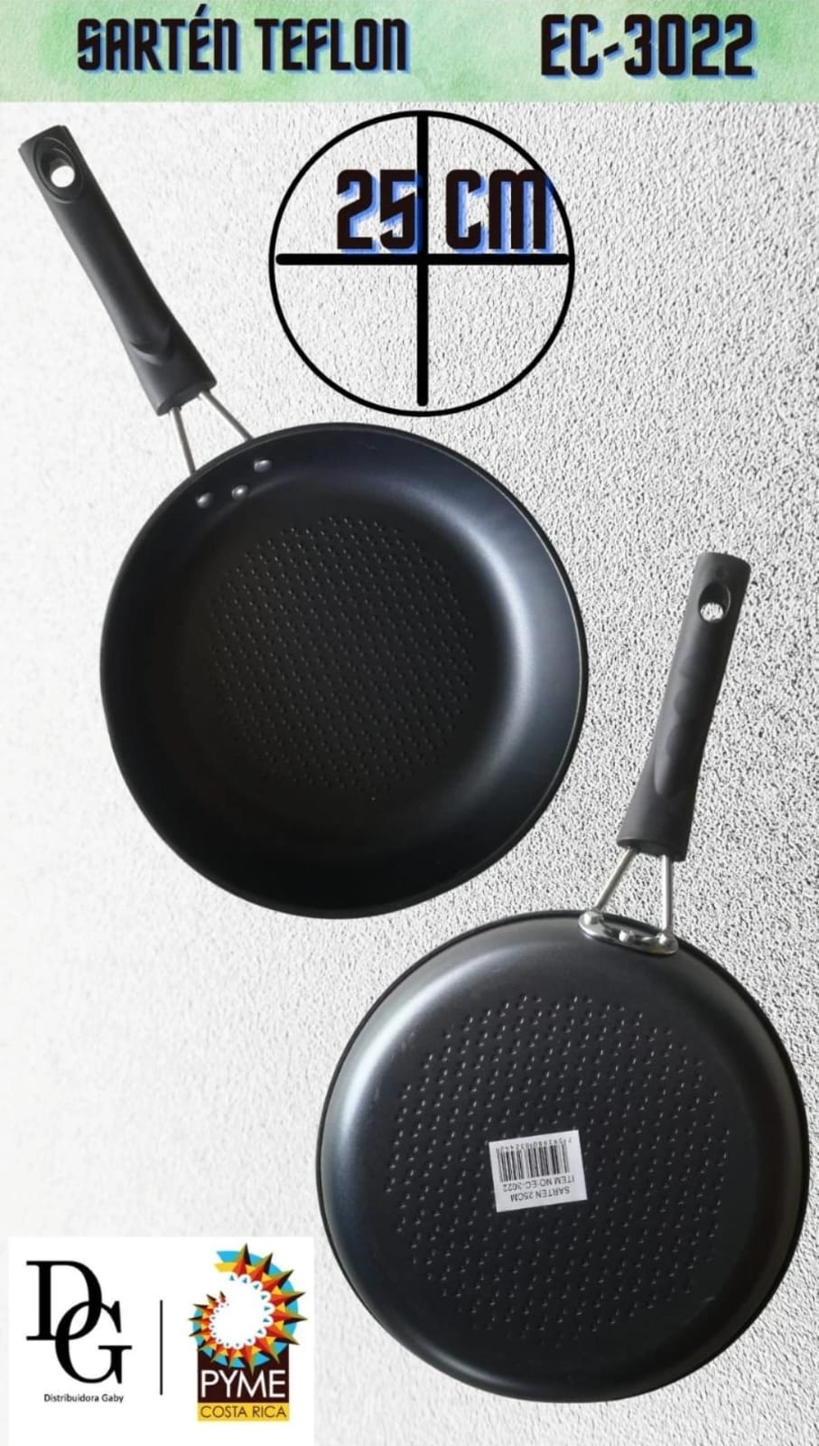 Sart&eacute;n de Aluminio 25cm - Imagen principal