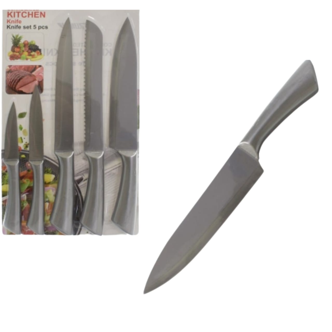 Set Cuchillo de Metal 5PZAS - Imagen principal