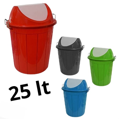 Basurero Pl&aacute;stico Vaiv&eacute;n 25L - Imagen principal