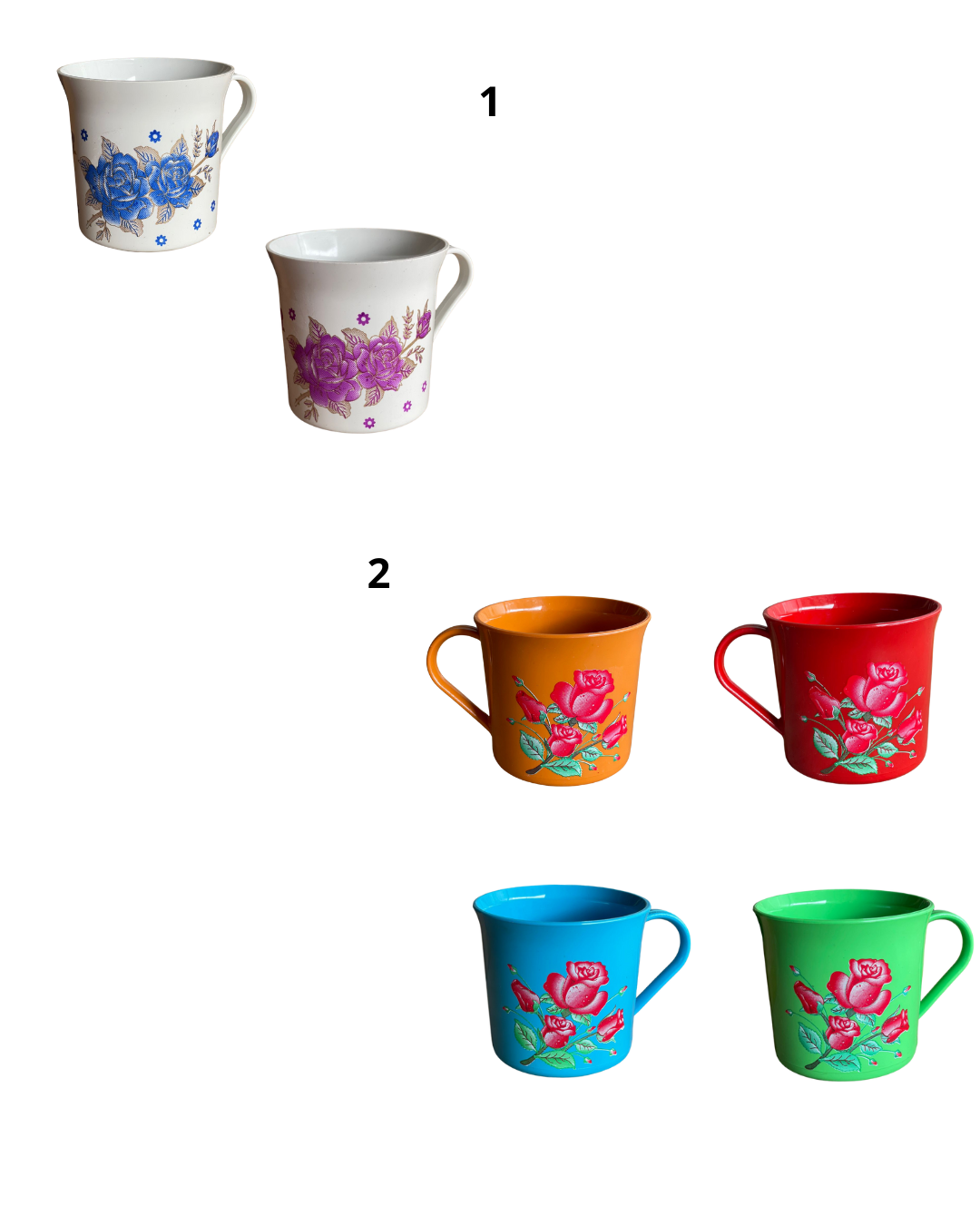Paquete Jarras Dise&ntilde;os Flores - Imagen principal