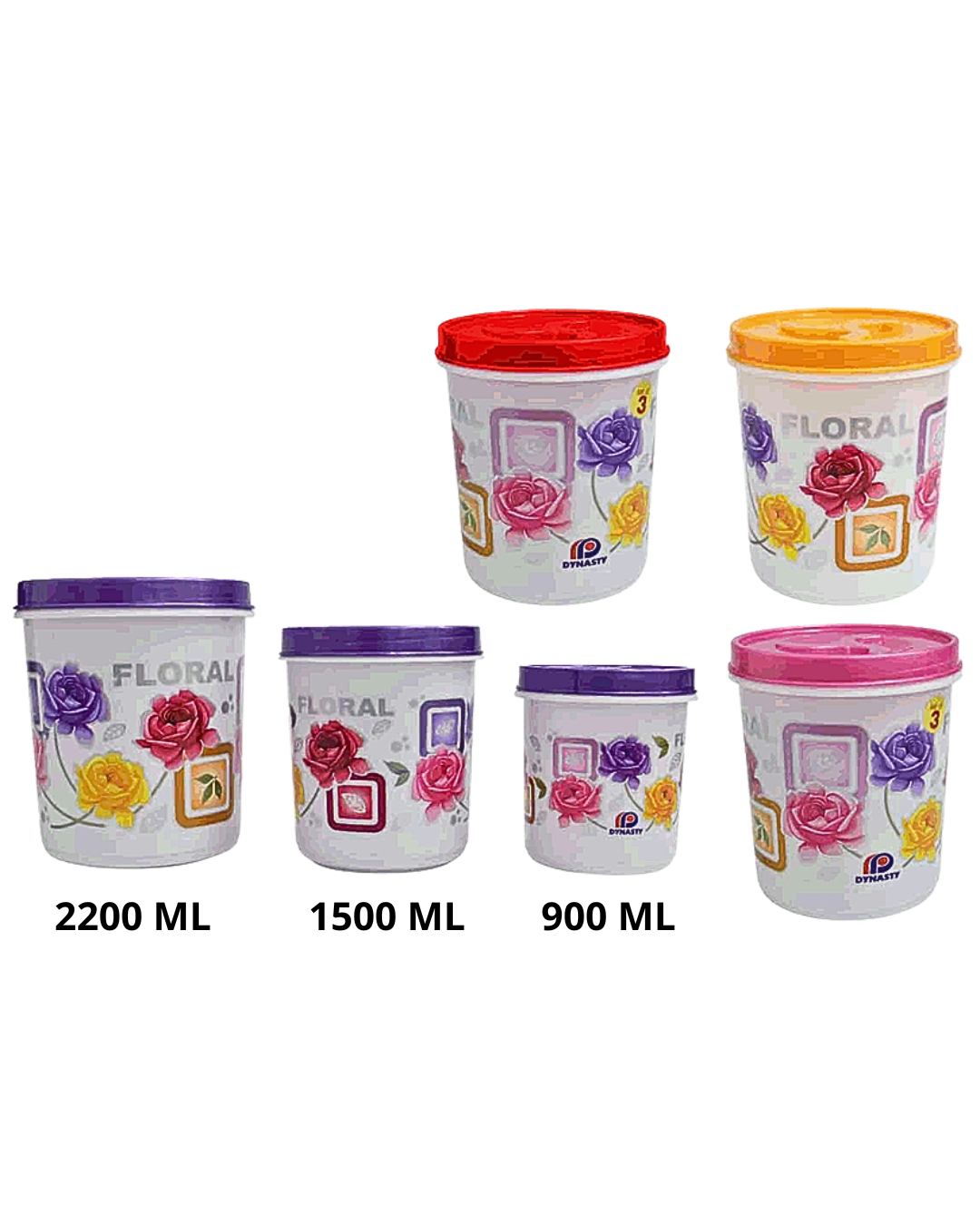Set Envases Tapa Rosca 3 PZAS - Imagen principal
