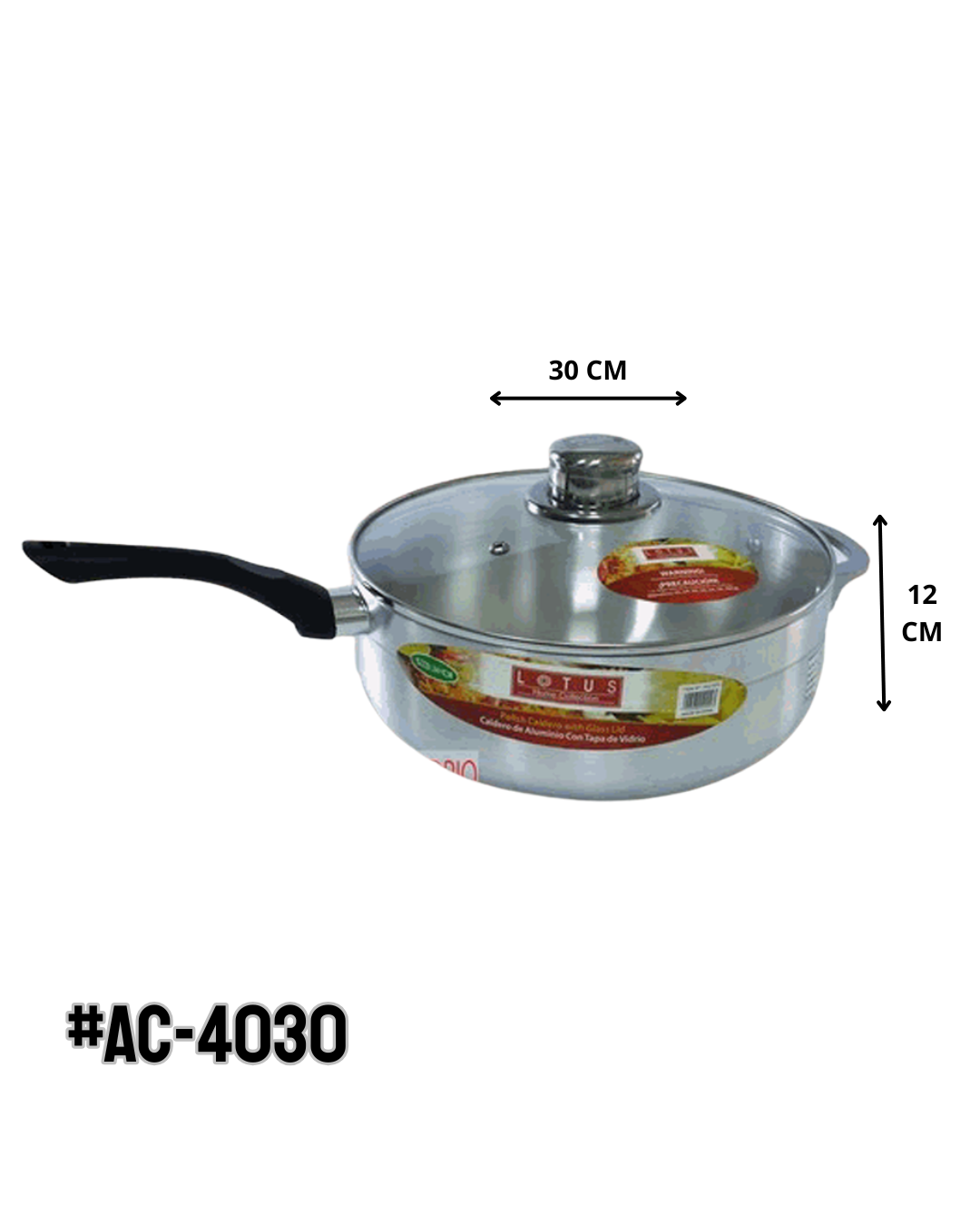 Olla de Aluminio 30 cm - Imagen principal