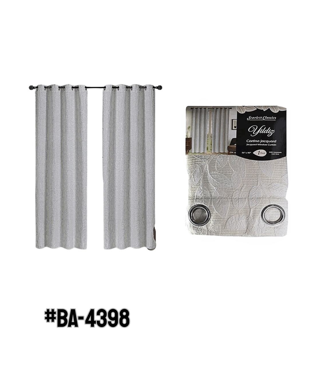 Cortina Jacquard - Imagen principal