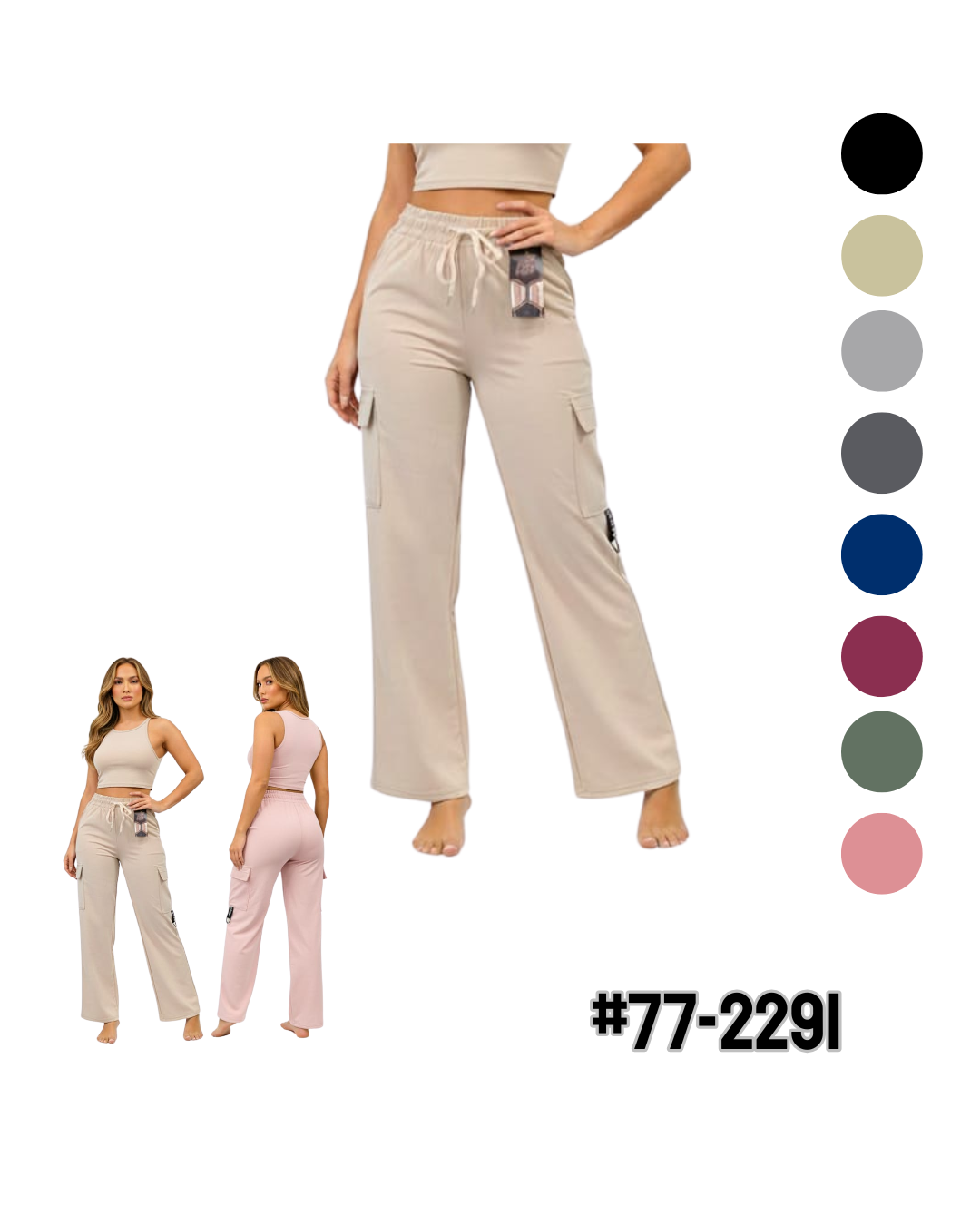 Pantal&oacute;n Cargo Dama - Imagen principal