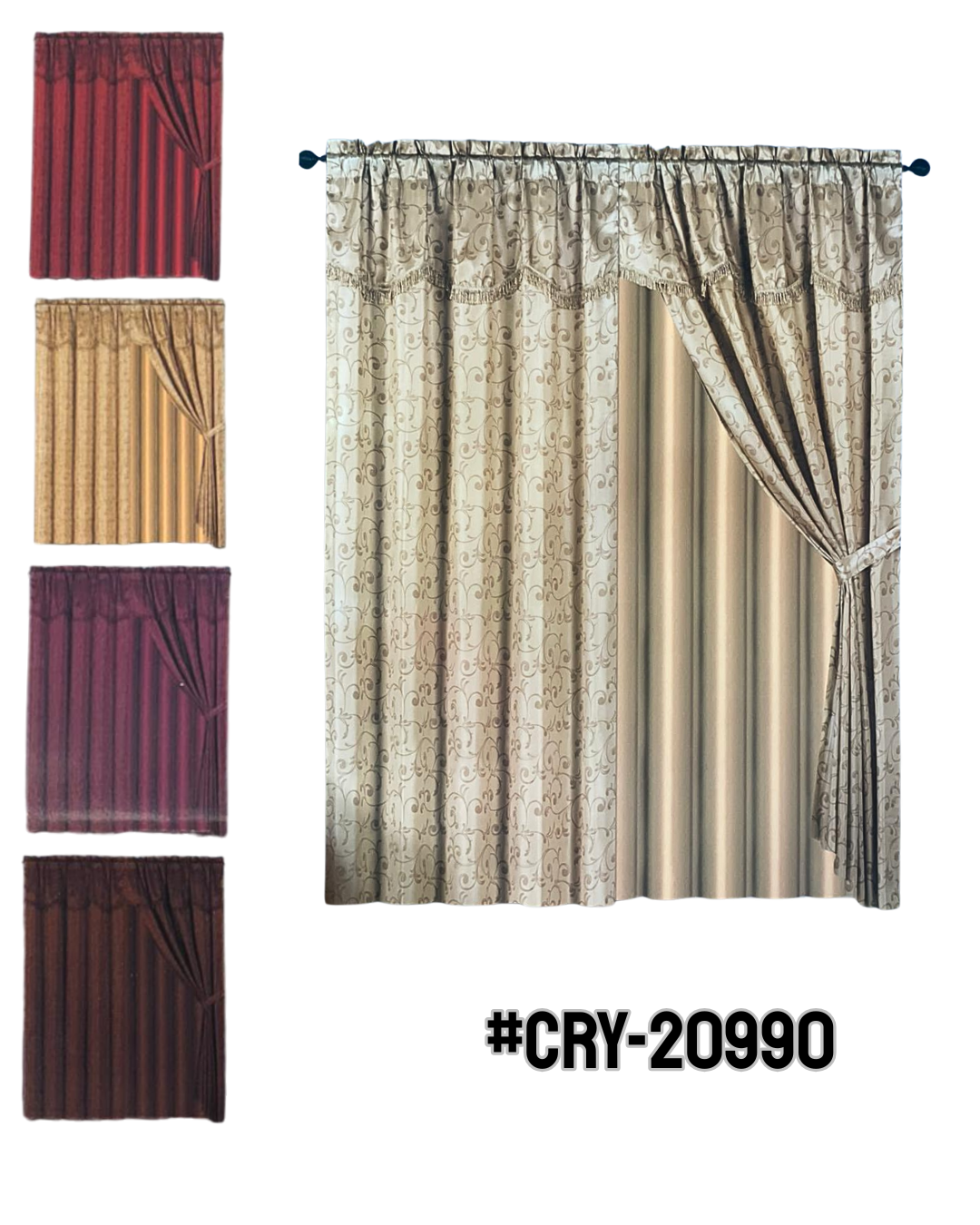 Cortina Estampada para Ventana - Imagen principal