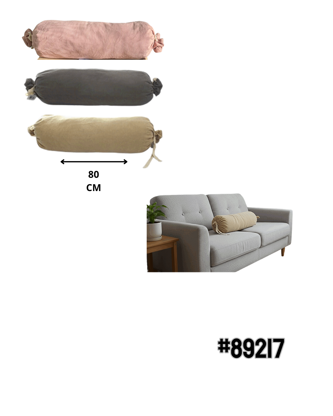 Almohada Cil&iacute;ndrica - Imagen principal