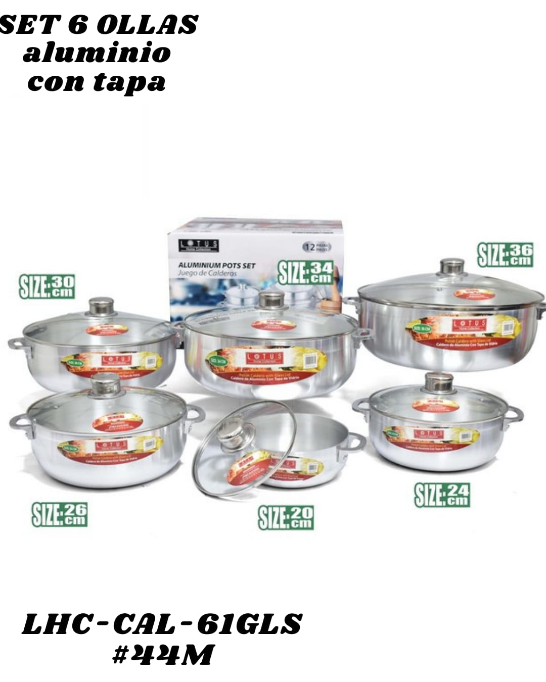 Juego de Ollas 6 PZAS - Imagen principal