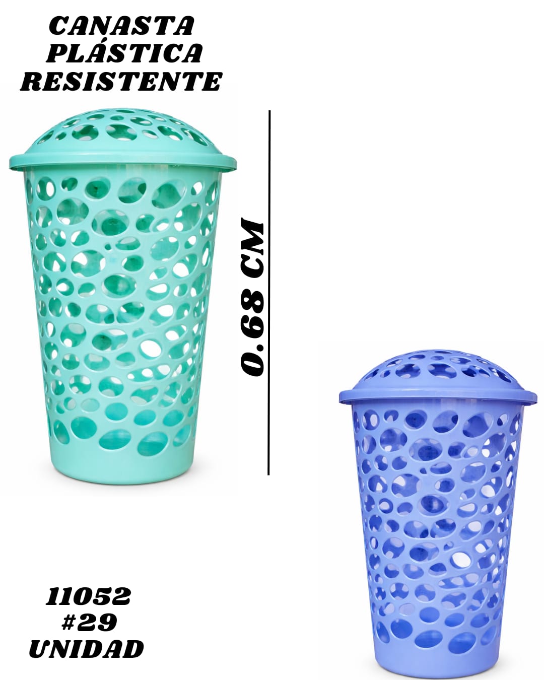 Canasta Pl&aacute;stica para Ropa 60L - Imagen principal