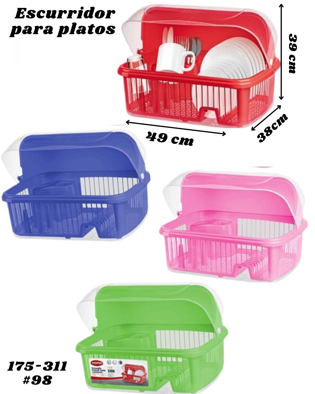 Escurridor de Platos-Pl&aacute;stico - Imagen principal