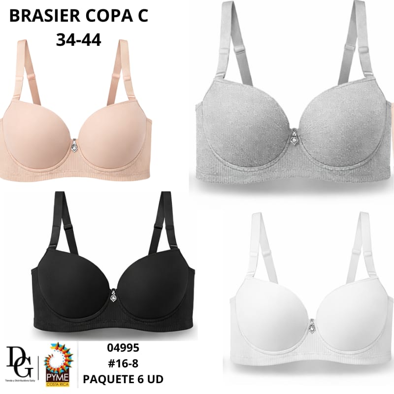 6 Brasieres Copa C - Imagen principal