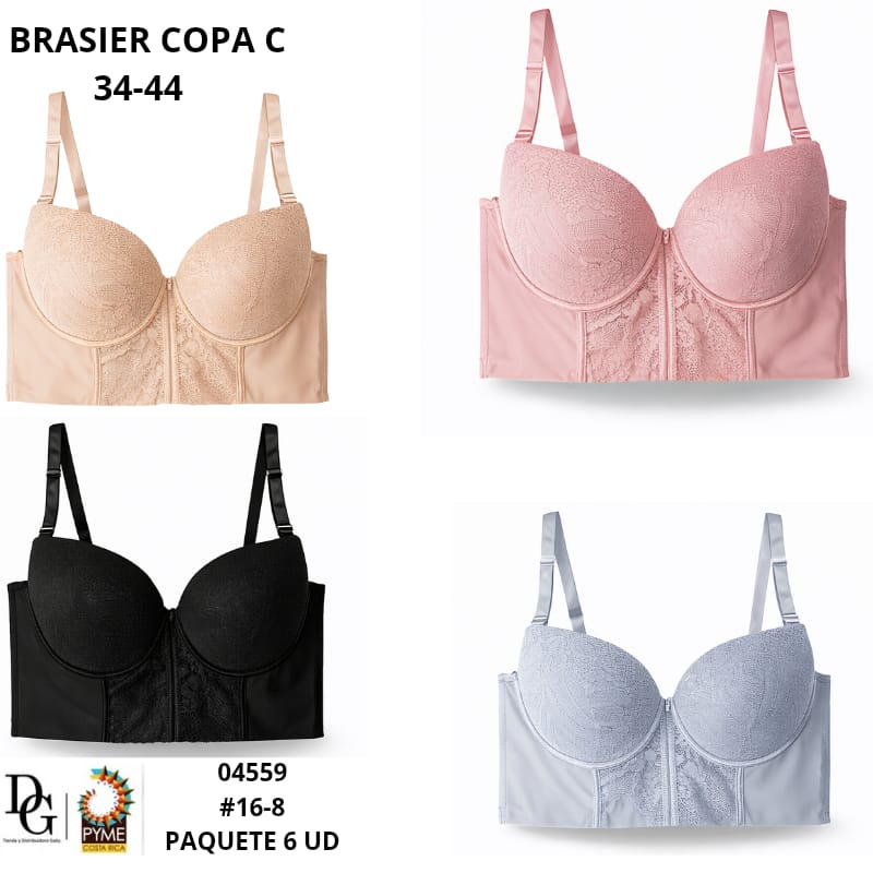6 Brasieres Copa C - Imagen principal