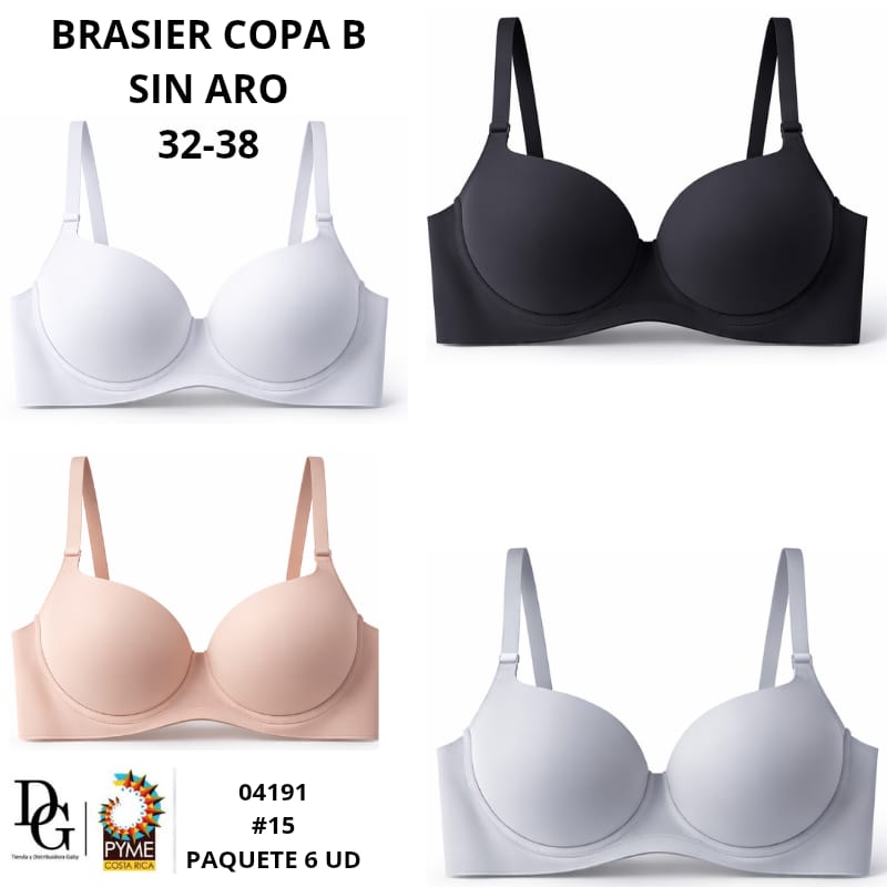 6 Brasieres Copa B - Imagen principal
