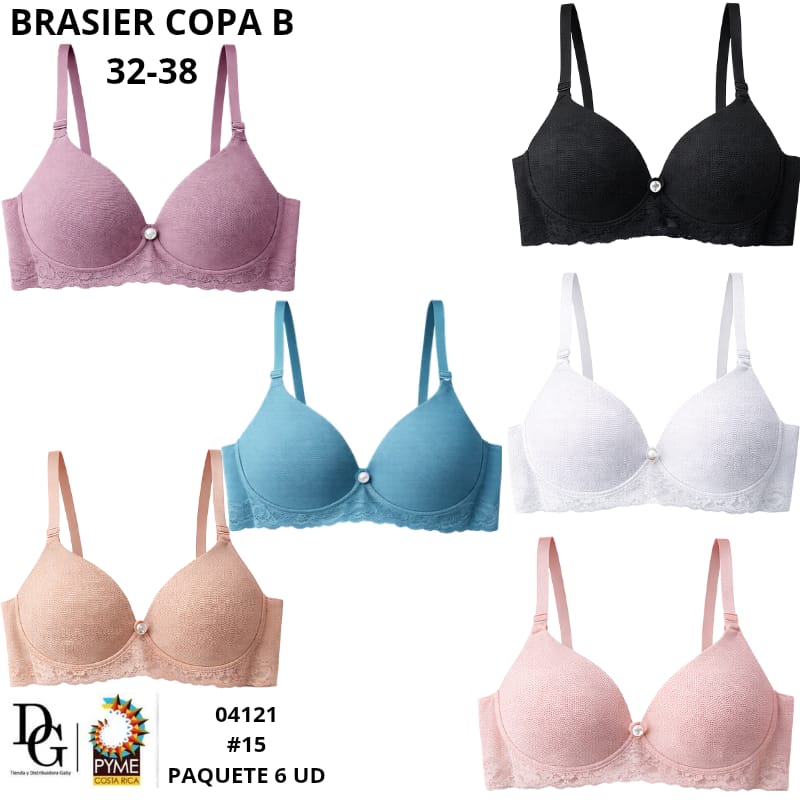 6 Brasieres Copa B - Imagen principal