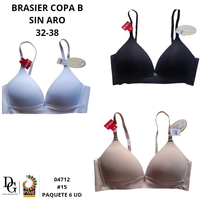 6 Brasieres Copa B - Imagen principal