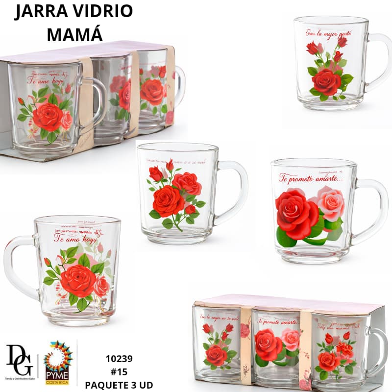 Juego de Jarras Mam&aacute; 3 PZAS 230ML - Imagen principal