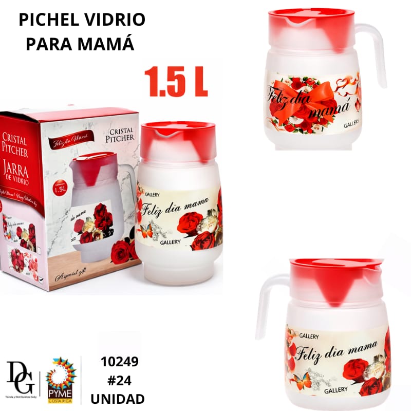Pichel de Vidrio Mam&aacute; 1.5L - Imagen principal