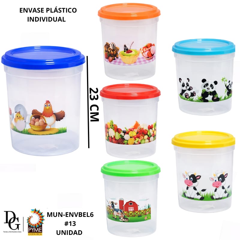 Envase Pl&aacute;stico Individual 6L - Imagen principal
