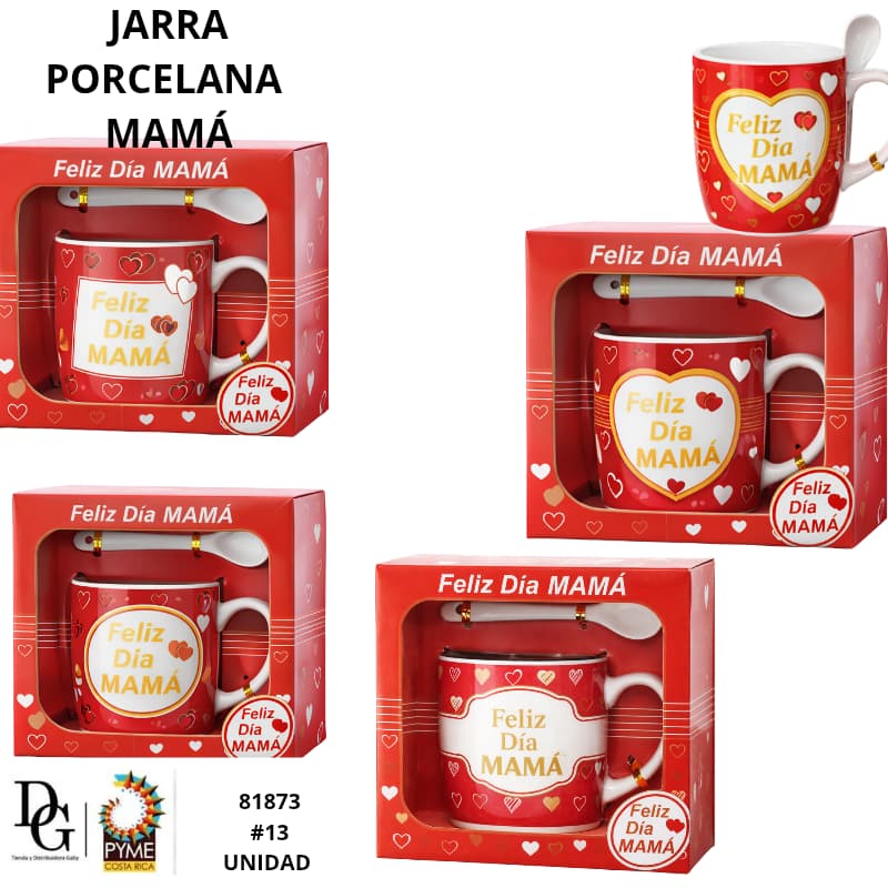 Jarra de Porcelana Mam&aacute; 10oz - Imagen principal