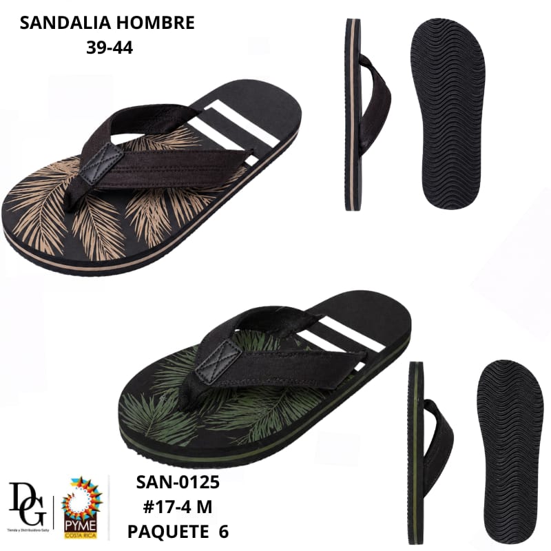 6 Pares de Sandalias para Caballero - Imagen principal