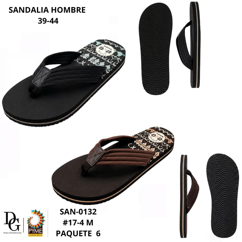 6 Pares de Sandalias para Caballero - Imagen principal