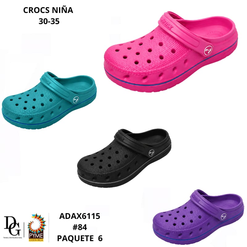 6 Pares de Crocs para Ni&ntilde;a - Imagen principal