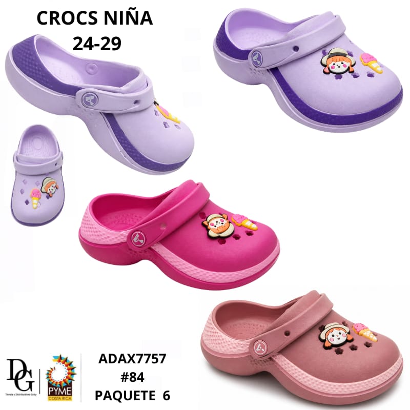 6 Pares de Crocs para Ni&ntilde;a - Imagen principal