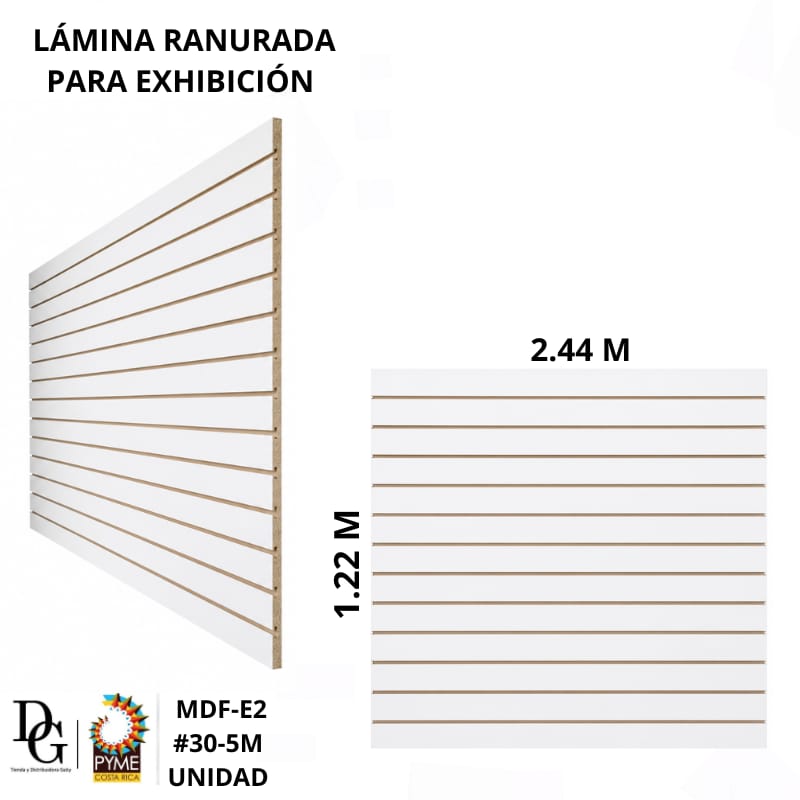 Lamina Ranurada para Exhibici&oacute;n  - Imagen principal