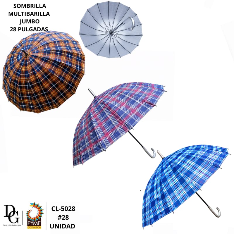 Sombrilla Mediana Multibarilla 28" - Imagen principal